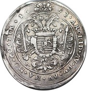 ¼ Thaler - Leopold I, Hungary, 1693 reverse image