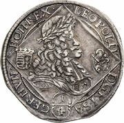 ¼ Thaler - Leopold I obverse image