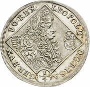 ¼ Thaler - Leopold I obverse image