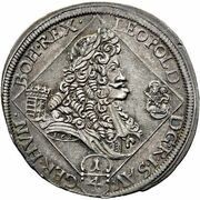 ¼ Thaler - Leopold I obverse image