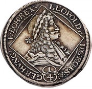 ¼ Thaler - Leopold I Graz obverse image