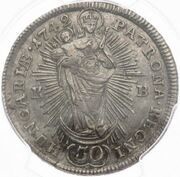 30 Kreuzers - Maria Theresa, Hungary, 1742 reverse image