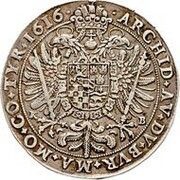 ½ Thaler - Matthias II, Hungary, 1615-1616 reverse image