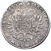 ½ Thaler - Leopold I, Hungary, 1659-1661 reverse image