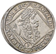 ¼ Thaler - Leopold I St Veit obverse image