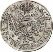 ½ Thaler - Leopold I, Hungary, 1670 reverse image
