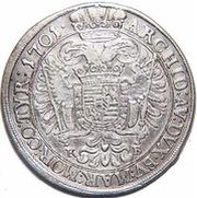 ½ Thaler - Leopold I, Hungary, 1700-1704 reverse image