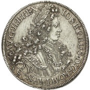 ¼ Thaler - Joseph I Hall obverse image