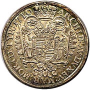 ½ Thaler - Joseph I, Hungary, 1708-1711 reverse image