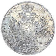 ½ Thaler - Francis I of Lorraine, as co-ruler without X, Hungary, 1748-1749 reverse image