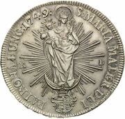 ½ Thaler - Maria Theresa, Hungary, 1748-1752 reverse image