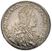 ¼ Thaler - Charles VI Hall obverse image