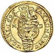 ¼ Ducat - Leopold I, Hungary, 1696-1699 reverse image