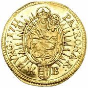 ¼ Ducat - Joseph I, Hungary, 1710-1711 reverse image