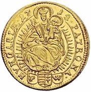 ¼ Ducat - Charles III, Hungary, 1712 reverse image