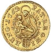 ¼ Ducat - Maria Theresa, Hungary, 1752-1755 reverse image