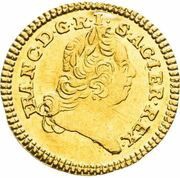 ¼ Ducat - Francis I of Lorraine, as co-ruler without value obverse image