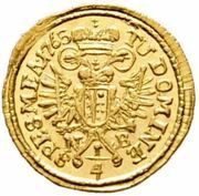 ¼ Ducat - Francis I of Lorraine, as co-ruler with value, Hungary, 1764-1765 reverse image