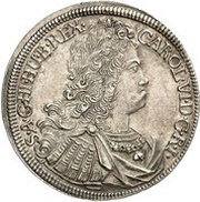 ¼ Thaler - Charles VI Hall obverse image