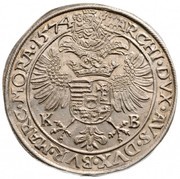 Thaler - Maximilian I, Hungary, 1573-1578 reverse image