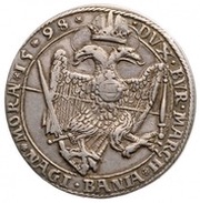 Thaler - Rudolf, Hungary, 1598 reverse image
