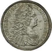 ¼ Thaler - Charles VI Hall obverse image