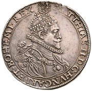 Thaler - Matthias II obverse image