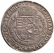 Thaler - Matthias II, Hungary, 1611-1613 reverse image
