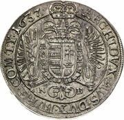 Thaler - Ferdinand II, Hungary, 1633-1637 reverse image