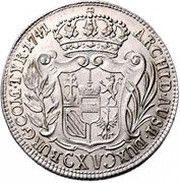 15 Kreuzers - Maria Theresia Vienna, Austria, 1741-1742 reverse image