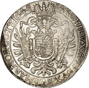 1 Thaler - Ferdinand III, Hungary, 1638-1659 reverse image