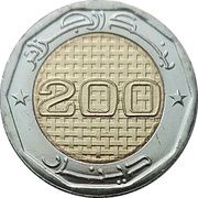 200 Dinars Ahmed Zabana obverse image
