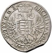 1 Thaler - Leopold I, Hungary, 1661-1664 reverse image
