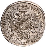 1 Thaler - Leopold I, Hungary, 1681-1682 reverse image