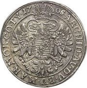 1 Thaler - Joseph I, Hungary, 1705-1706 reverse image