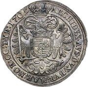 1 Thaler - Joseph I, Hungary, 1709 reverse image
