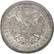 1 Thaler - Charles III, Hungary, 1717-1718 reverse image