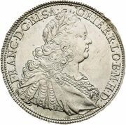 Thaler - Francis I of Lorraine, as co-ruler without X obverse image