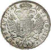Thaler - Francis I of Lorraine, as co-ruler without X, Hungary, 1746-1750 reverse image