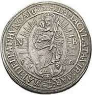 2 Thalers - Leopold I, Hungary, 1687-1695 reverse image