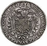 3 Thaler - Ferdinand III, Hungary, 1641-1655 reverse image