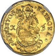 1 Ducat - Francis II Rákóczi, Hungary, 1704-1707 reverse image