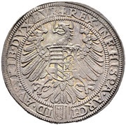 ½ Thaler - Ferdinand I Linz, Austria, 1536 reverse image