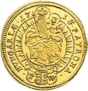 1 Ducat - Charles III, Hungary, 1712-1718 reverse image