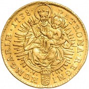 1 Ducat - Charles III, Hungary, 1731-1740 reverse image