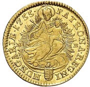 1 Ducat - Maria Theresa, Hungary, 1747-1755 reverse image