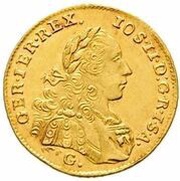 1 Ducat - Joseph II, as co-ruler obverse image