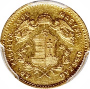 1 Ducat - Francis Joseph I, Hungary, 1868-1869 reverse image