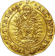 2 Florins - Ferdinand III, Hungary, 1638-1654 reverse image