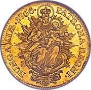2 Ducats - Maria Theresa, Hungary, 1763-1765 reverse image